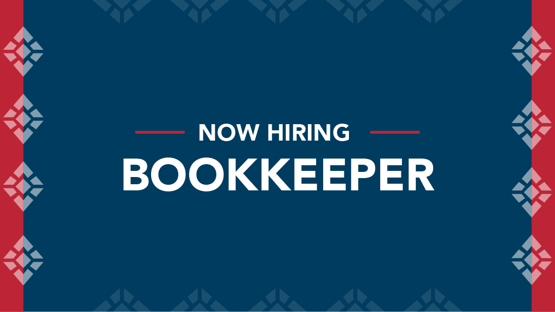 Now hiring bookkeeper